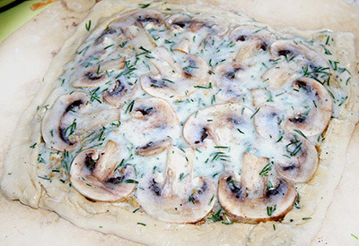 сырный слой для слоеного пирога