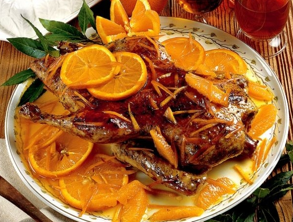 как приготовить утку с апельсинами