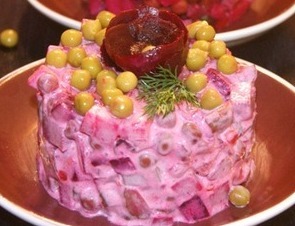 салат с языком