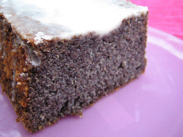 Маковый пирог без муки