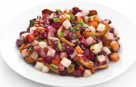 Винегрет" с грибами