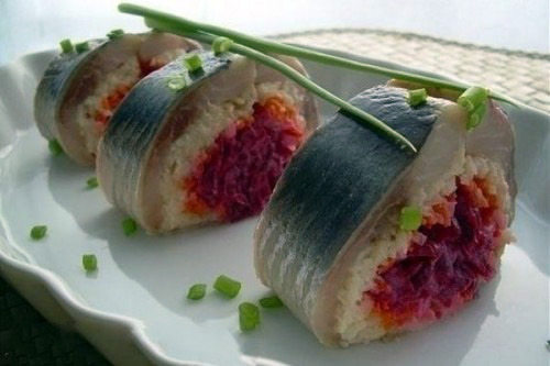 Закуска "Шуба в селедке"